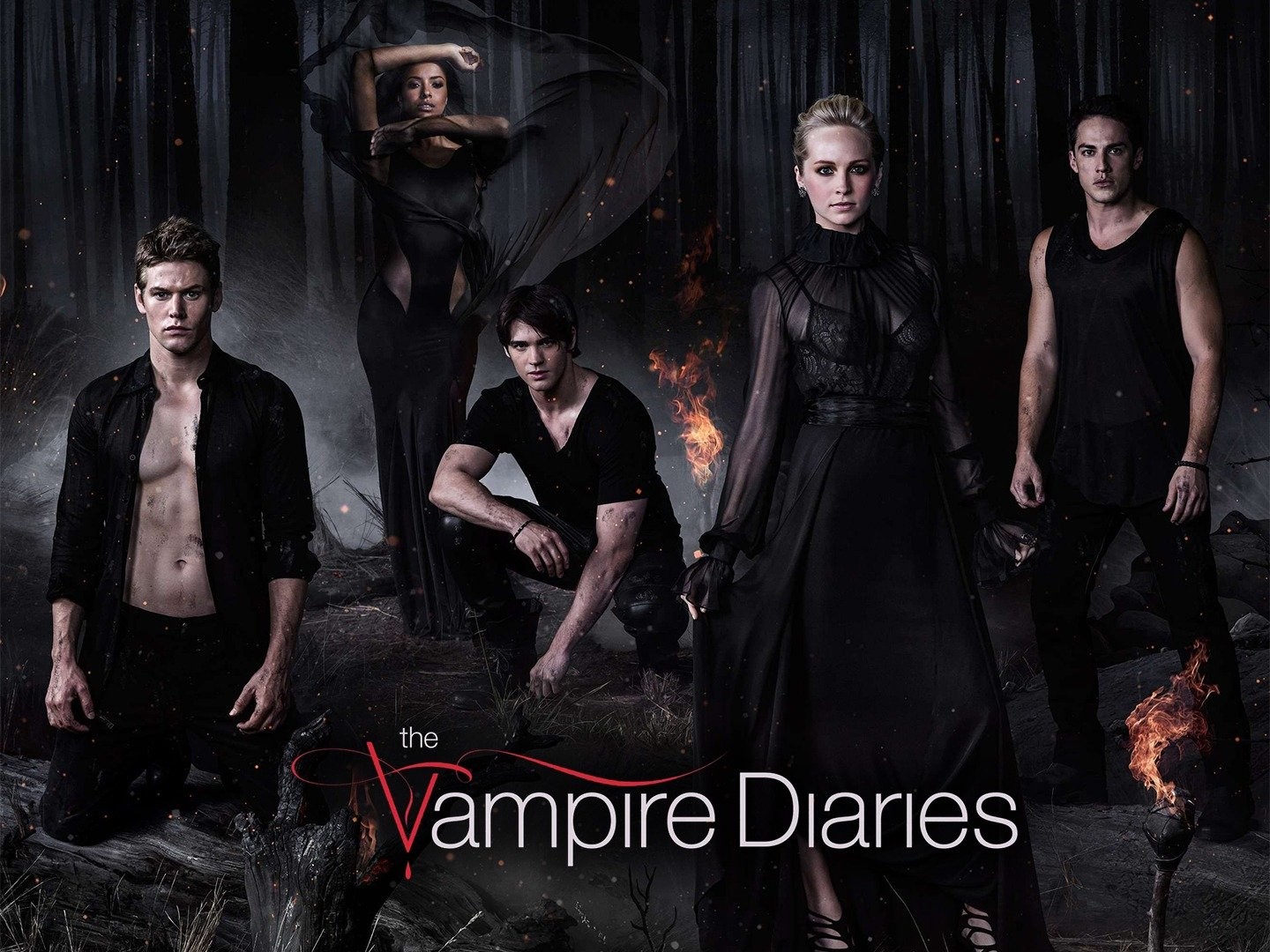 vampire diaries logo wallpaper