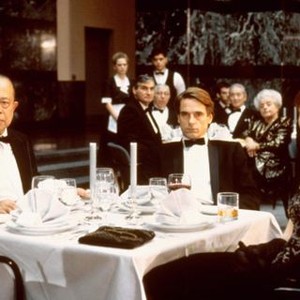 DEAD RINGERS, Jeremy Irons (center), Heidi von Palleske (right), 1988, TM & Copyright