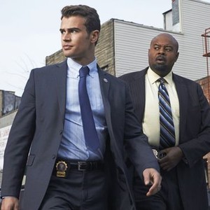 Theo James (left) and Chi McBride