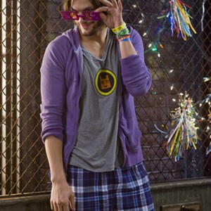 Ashton Kutcher as Randy in "New Year's Eve."