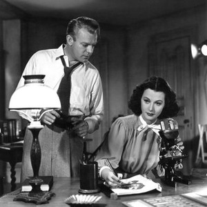 DISHONORED LADY, Dennis O'Keefe, Hedy Lamarr, 1947