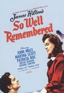 So Well Remembered poster image