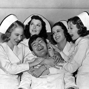 FOUR GIRLS IN WHITE, Florence Rice, Ann Rutherford, Buddy Ebsen, Mary Howard, Una Merkel, 1939