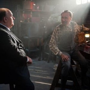 HITCHCOCK, from left: Anthony Hopkins, as Alfred Hitchcock, Michael Wincott, as Ed Gein, 2012. ph: Suzanne Tenner/TM and ©Fox Searchlight Pictures. All rights reserved.