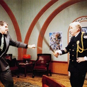POLICE ACADEMY: MISSION TO MOSCOW, from left: Ron Perlman, George Gaynes, 1994. ©Warner Brothers