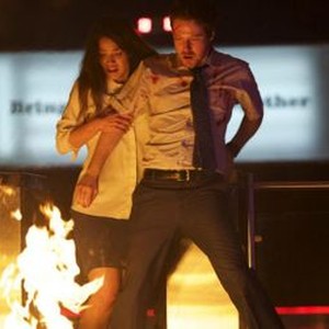 THE BELKO EXPERIMENT, FROM LEFT: ADRIA ARJONA, JOHN GALLAGHER JR., 2016. © ORION PICTURES
