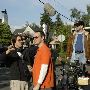 On the set of "Say Uncle."