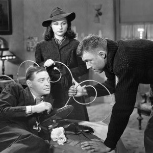 THREE STRANGERS, Peter Lorre, Joan Lorring, Peter Whitney, 1946