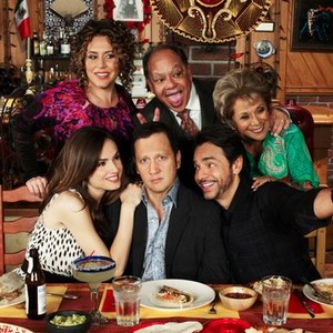 Diana Maria Riva, Cheech Marin and Lupe Ontiveros (top row, from left); Claudia Bassols, Rob Schneider and Eugenio Derbez (bottom row, from left)