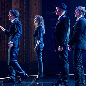 (L-R) Jesse Eisenberg as Michael Atlas, Isla Fisher as Henley, Woody Harrelson as Merritt Osbourne and Dave Franco as Jack in "Now You See Me."