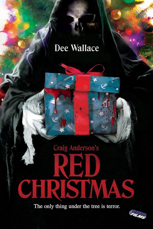 Red Christmas poster