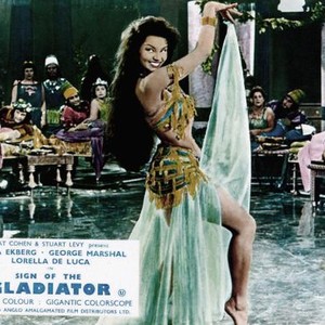 SIGN OF THE GLADIATOR, Chelo Alonso, 1959