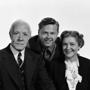 LOVE LAUGHS AT ANDY HARDY, Lewis Stone, Mickey Rooney, Fay Holden, 1946