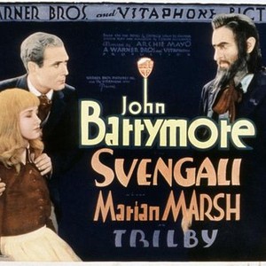 SVENGALI, Marian Marsh, Bramwell Fletcher, John Barrymore, 1931