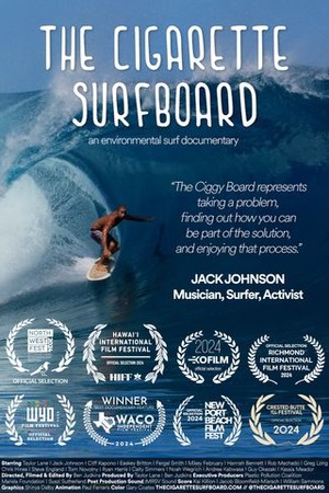 The Cigarette Surfboard poster