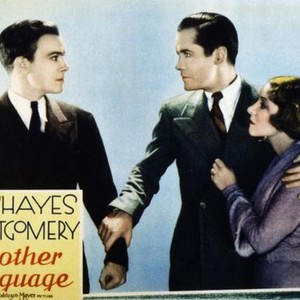 ANOTHER LANGUAGE, John Beal, Robert Montgomery, Helen Hayes, 1933