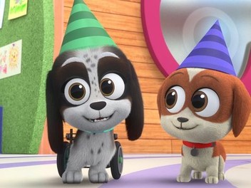 Puppy dog pals party hats discount