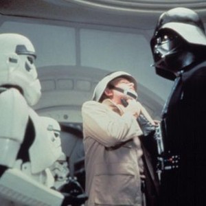 STAR WARS, David Prowse (right), 1977, strangling