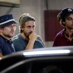 P2, director Franck Khalfoun (right), on set, 2007. ©Tartan Films