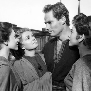 BEN-HUR, Cathy O'Donnell, Martha Scott, Charlton Heston, Haya Harareet, 1959