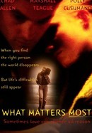 What Matters Most poster image