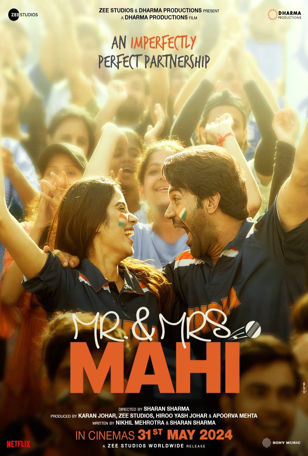 Mr. & Mrs. Mahi (2024) Hindi Netflix WEB-DL – 480P | 720P | 1080P – Download & Watch Online