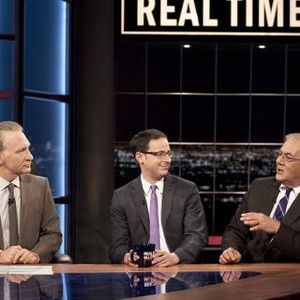 Real Time with Bill Maher, Bill Maher (L), Nate Silver (C), Barney Frank (R), 02/21/2003, ©HBO