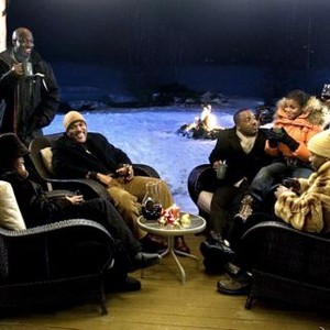 WHY DID I GET MARRIED?, seated, clockwise from left: Sharon Leal, Tyler Perry, Michael J. White, Janet Jackson, Malik Yoba, standing l-r: Denise Boutte, Richard T. Jones, Tasha Smith, 2007. ©Lions Gate