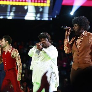The Voice, Cee-Lo Green (L), Trevin Hunte (R), 'The Live Playoffs, Part 1', Season 3, Ep. #18, 11/05/2012, ©NBC