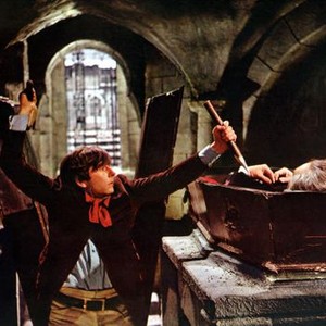 THE FEARLESS VAMPIRE KILLERS (aka DANCE OF THE VAMPIRES), from left: Roman Rolanski, Ferdy Mayne, 1967