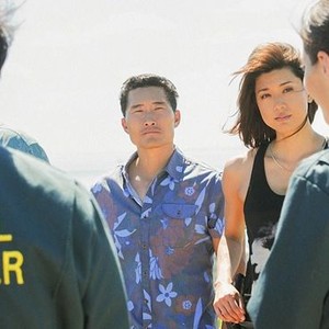 Hawaii Five-O, Daniel Dae Kim (L), Grace Park (R), 'A'ohe kahi e pe'e ai (Nowhere to Hide)', Season 5, Ep. #1, 09/26/2014, ©KSITE
