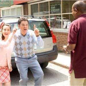 Molly Ephraim, Donny Osmond and Martin Lawrence in "College Road Trip"