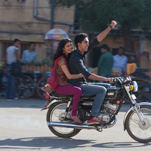 Tena Desae as Sunaina and Dev Patel as Sonny in "The Best Exotic Marigold Hotel." photo 3