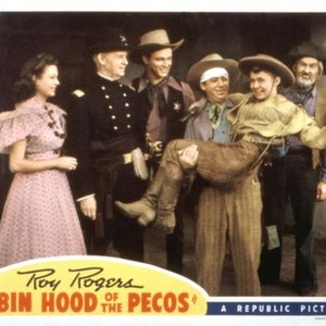 ROBIN HOOD OF THE PECOS, Marjorie Reynolds, William Haade, Roy Rogers, Eddie Acuff, Sally Payne, Gabby Hayes, 1941