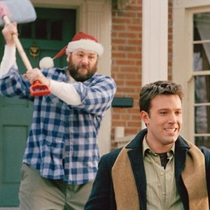 Drew Latham (BEN AFFLECK, right) is unaware that he is about to get a rather cold Christmas greeting from Tom Valco (JAMES GANDOLFINI).