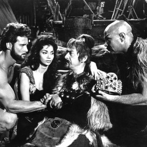 GOLIATH AND THE BARBARIANS, (aka IL TERRORE DEI BARBARI) Steve Reeves, Chelo Alonso, Arturo Dominici, Livio Lorenzon, 1959