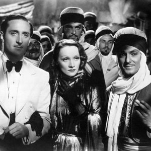 THE GARDEN OF ALLAH, Basil Rathbone, Marlene Dietrich, Joseph Schildkraut, 1936