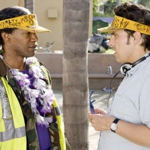 THE SOLOIST, from left: Jamie Foxx, director Joe Wright, on set, 2009. PH: Francois Duhamel/©DreamWorks SKG