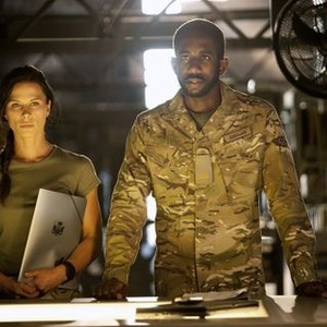 Strike Back, Rhona Mitra (L), Rhashan Stone (R), 'Episode #12', Season 2, Ep. #2, 08/17/2012, ©HBO