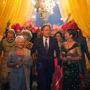 THE SECOND BEST EXOTIC MARIGOLD HOTEL, from row from left: Judi Dench, Bill Nighy, Celia Imrie, , 2015. ph: Laurie Sparham/TM & copyright © Fox Searchlight Pictures
