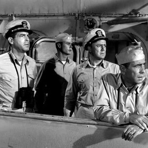 THE CAINE MUTINY, Fred MacMurray, Robert Francis, Van Johnson, Humphrey Bogart, 1954