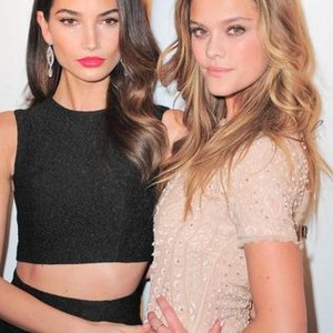 Lily Aldridge, Nina Agdal at arrivals for 2014 Sports Illustrated Swimsuit Issue - Beach House Kick Off Party - Part 2, Swimsuit Beach House, New York, NY February 18, 2014. Photo By: Gregorio T. Binuya/Everett Collection