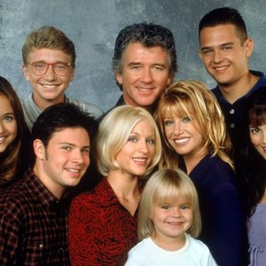 Christopher Castile, Patrick Duffy and Brandon Call (top row, from left); Christine Lakin, Jason Marsden, Staci Keanan, Suzanne Somers and Angela Watson (middle row, from left); Emily Mae Young (bottom)