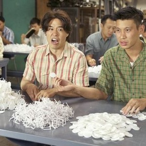 Fresh Off The Boat, Randall Park (L), Jeremy Lin (R), 'The Fall Ball', Season 2, Ep. #4, 10/13/2015, ©ABC