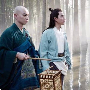 LEGEND OF THE DEMON CAT, (AKA KUKAI, AKA YAOMAO CHUAN), FROM LEFT: SHOTA SOMETANI, HUANG XUAN, 2017. © MOONSTONE ENTERTAINMENT