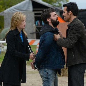 Covert Affairs, Piper Perabo (L), Dylan Taylor (C), Oded Fehr (R), 'Scary Monsters (And Super Creeps)', Season 3, Ep. #14, 11/06/2012, ©USA