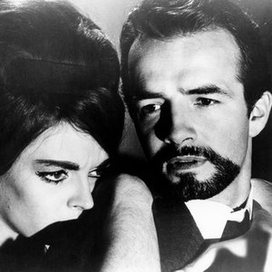 THE GHOST, (aka LO SPETTRO, THE SPECTRE, THE GHOST OF DR HICHCOCK), from left: Barbara Steele, Peter Baldwin, 1963