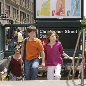Even a New York subway provides a romantic backdrop for Gabe (Josh Hutcherson) and Rosemary (Charlie Ray) in LITTLE MANHATTAN. photo 6