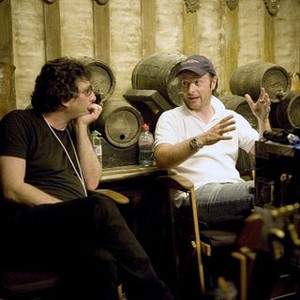 STARDUST, writer/producer Neil Gaiman, director Matthew Vaughn, on set, 2007. ©Paramount