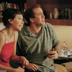 Maggie Gyllenhaal and Nicolas Cage find easy romance in Columbia Pictures' unconventional comedy Adaptation.
